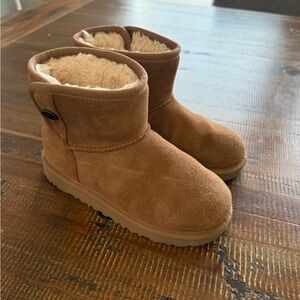 UGG Beige and Cream Ankle Boots